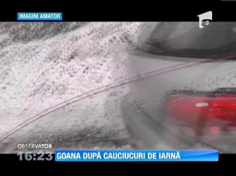 Aglomeratie la service-uri! Soferii si-au montat cauciucuri de iarna