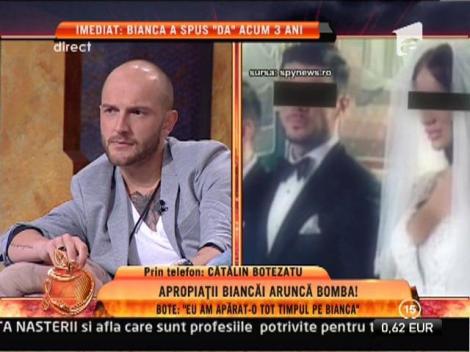 Catalin Botezatu: "Nu ma mai intereseaza ce face Bianca, de cand s-a combinat cu Cristea"