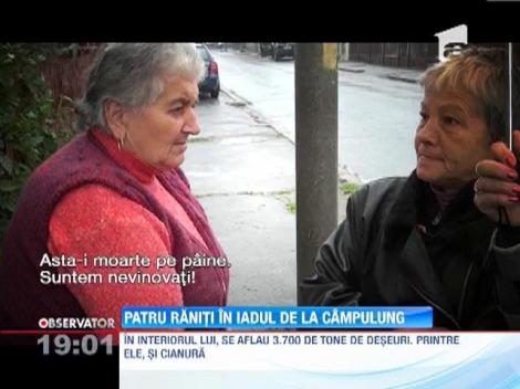 Incendiu la un depozit de deseuri de pe platforma Aro Campulung, unde sunt inclusiv cianuri