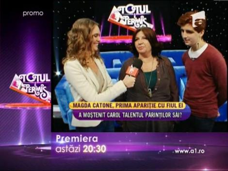 Magda Catone, prima aparitiei cu fiul ei!