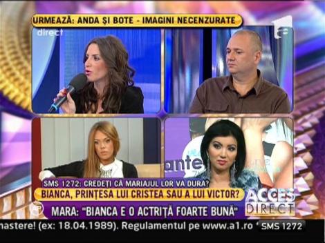 Mara Banica: "Biancai ii era rusine sa stea langa Cruduta"
