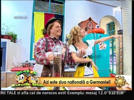 Petrecere la "Neatza": Razvan si Dani sarbatoresc Ziua Germaniei!