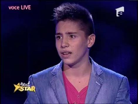 Lara Fabian ar fi geloasa: Valentin Poenariu a cantat "Je t'aime" si a smuls lacrimi juratilor