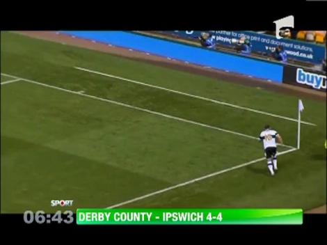Derby County - Ipswich 4-4/ Gazdele au revenit de la 1-4