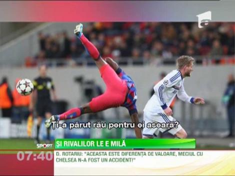 Rivalilor le e mila de Steaua: "Meciul cu Chelsea nu a fost un accident. Asta ne e valoarea!"