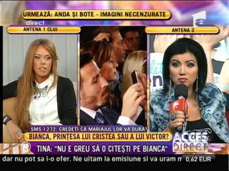 Tina, prietena Biancai Dragusanu: "Nu credeam in relatia cu Victor"