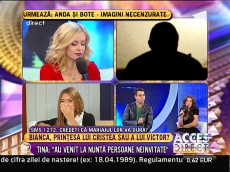 Tina: "Au venit multe persoane straine la nunta Biancai!"