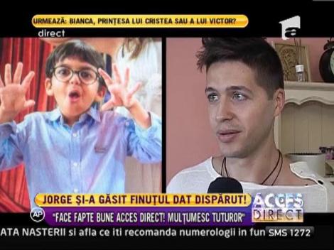 Jorge si-a gasit finutul dat disparut!