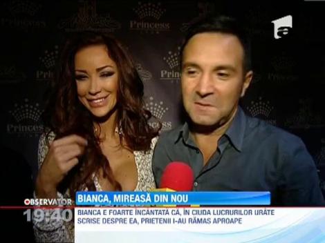 Bianca Slav a imbracat, din nou, rochia de mireasa