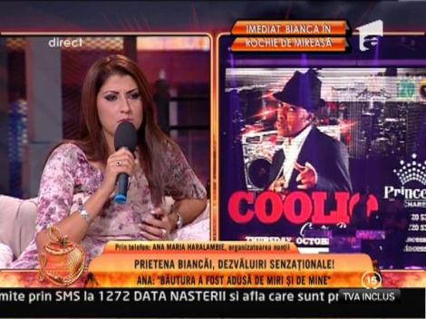 Organizatoarea nuntii Biancai Dragusanu: "Bauturile au fost premium, vinuri din Australia"