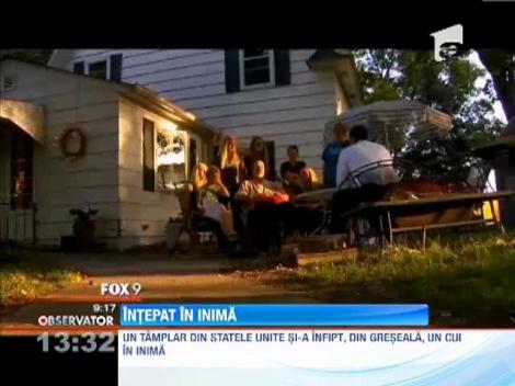 Un tamplar din Statele Unite si-a infipt un cui in inima