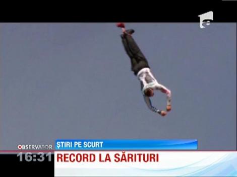 Record la sarituri cu coarda in 24 de ore