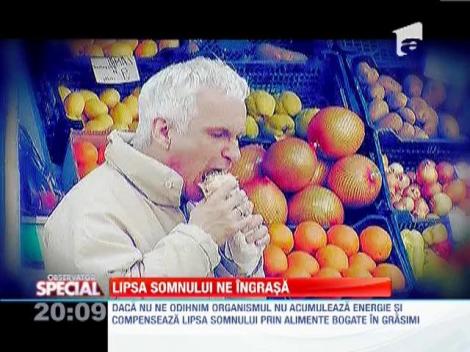 Lipsa somnului ne ingrasa