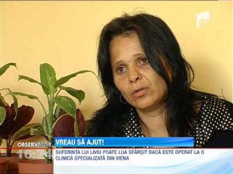 Vreau sa ajut! Liviu sufera de osteomielita, o inflamare a tesutului osos