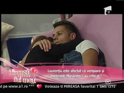 Laurentiu este afectat ca prietenele Marianitei l-au criticat!