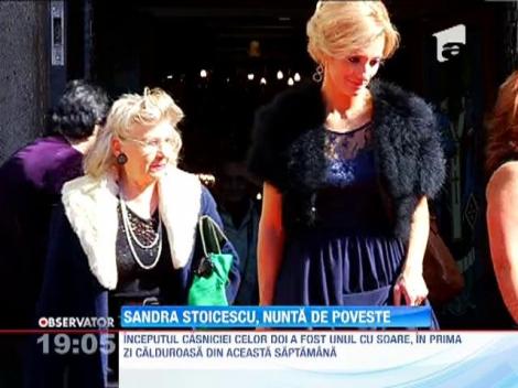 Sandra Stoicescu, nunta de poveste