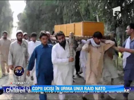 Copii ucisi in urma unui raid NATO