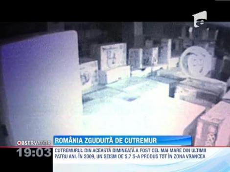 Cel mai puternic cutremur din Romania, din ultimii 4 ani, a scos oamenii in strada