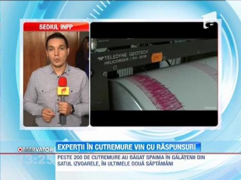 Expertii in cutremure vin cu raspunsuri pentru galatenii din Izvoarele