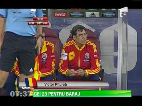 Victor Piturca a stabilit lotul pentru partidele cu Andorra si Estonia