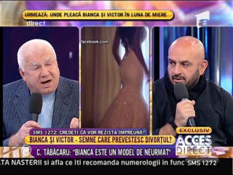 Cornel Tabacaru: "Bianca Dragusanu nu trebuie sa fie un model pentru tinere"