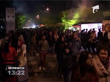 Spectacolul Festivalului Viei si Vinului s-a incheiat cu un foc de artificii