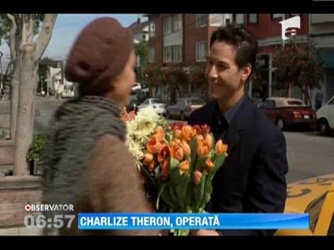 Charlize Theron, operata la coloana vertebrala