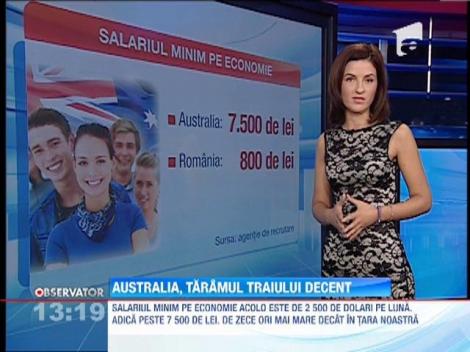 Australia, taramul traiului decent