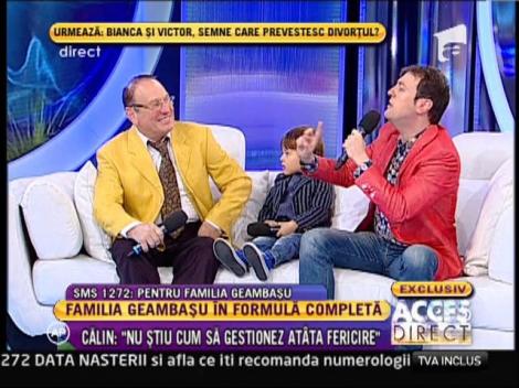 Calin Geambasu: "Fiul meu, Davin, este pasionat de muzica!"