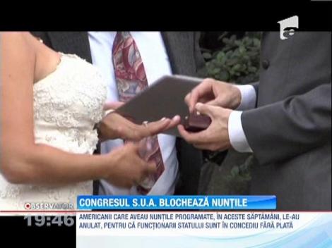 Americanii NU se mai pot casatori! Congresul SUA blocheaza nuntile 