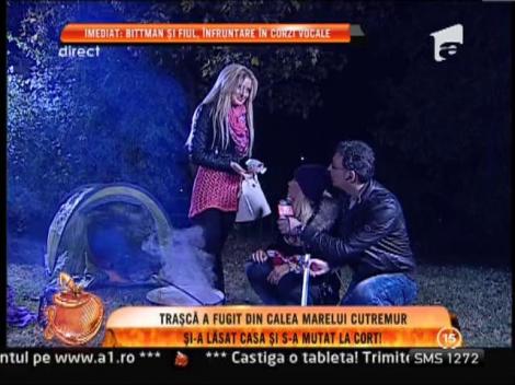 Simona Trasca s-a mutat la cort de teama unui cutremur!