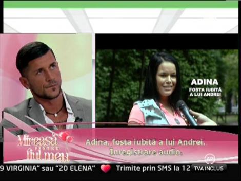 Vezi ce a declarat Adina, fosta iubita a lui Andrei!