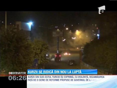 Manifestantii violente in sud-estul Turciei