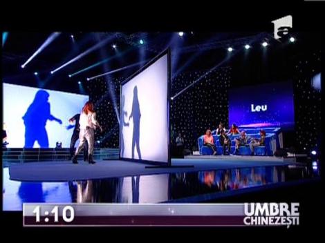 Proba "Umbre chinezesti": Lucian si Antonia, echipa II, au imitat cinci animale