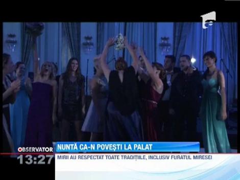 Sandra Stoicescu si Sergiu Constantinescu s-au casatorit la palatul Snagov