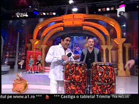 Pepe, la dublu, in platoul de la "Un show pacatos"! Costin Marculescu i-a pregatit o farsa