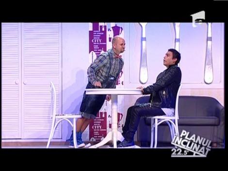 Proba "Planul inclinat": Vedetele din prima echipa au pus in scena piesa "Criticul gastronomic" - partea I