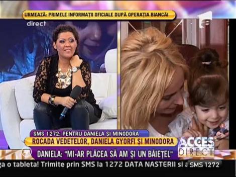 Daniela Gyorfi: "Mi-ar placea sa am si un baietel!"