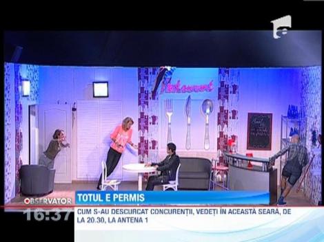 Concurentii de la "Totul e permis" vor incerca in aceasta seara sa va faca sa radeti
