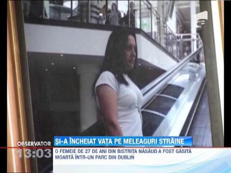 O femeie de 27 de ani din Bistrita Nasaud a fost gasita moarta intr-un parc din Dublin