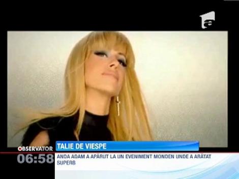 Anda Adam a afisat o silueta de invidiat, la un eveniment monden