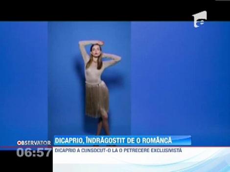 DiCaprio, indragostit de romanca Andreea Diaconu