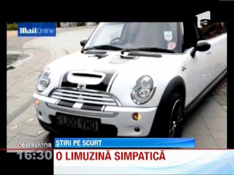 Celebru Mini Cooper britanic, transformat intr-o limuzina