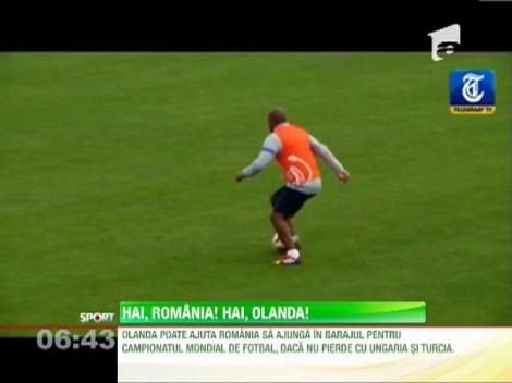 Tricolorii tin cu Olanda