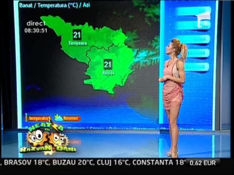 Vremea cu Flavia Mihasan: "Vom avea soare in aproape toata tara"