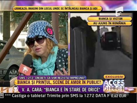 Veronica A. Cara: "Biancai ii place sa faca scenarii. A dat de pamant cu mine"
