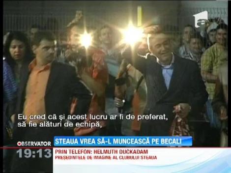 Clubul Steaua a facut o solicitate catre penitenciarul Jilava ca Gigi Becali sa munceasca la club