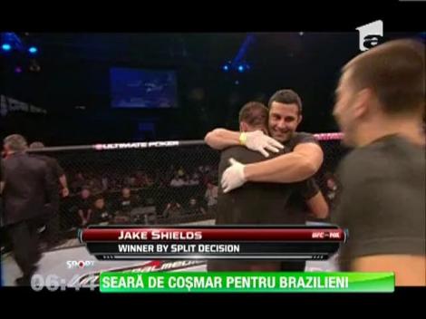Brazilienii au avut parte de o seara de cosmar in main eventul galei UFC Fight Night