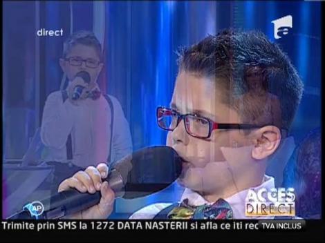 Alex Pirvu, finalistul de la Next Star, a cantat la Acces Direct!
