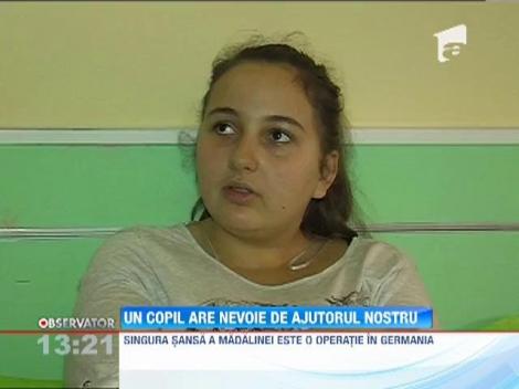 Pe Madalina, o boala prea crunta o tine la pat